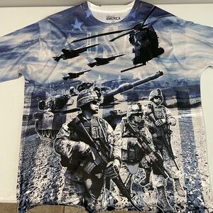 Spirit of America T Shirt Size 2XL
